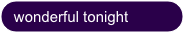 wonderful tonight